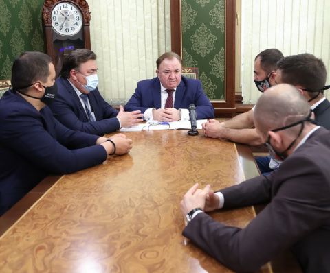 Умар Кремлёв встретился с главой республики Ингушетия Махмудом-Али Калиматовым