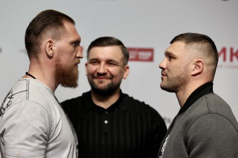 Дмитрий Кудряшов и Евгений Романов провели пресс-конференцию в преддверии очного боя 21 мая