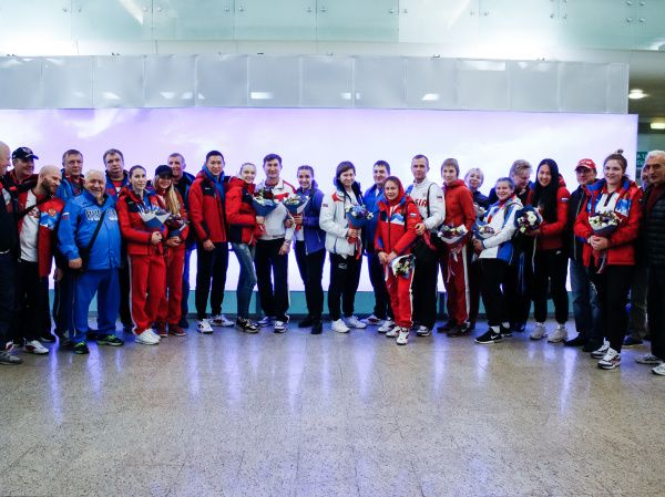 Сборная команда России по боксу среди женщин вернулась с чемпионата мира в Индии