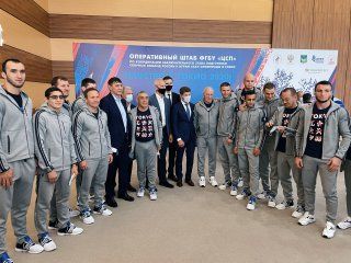 Команда ОКР по боксу встретилась перед Олимпиадой с министром спорта России
