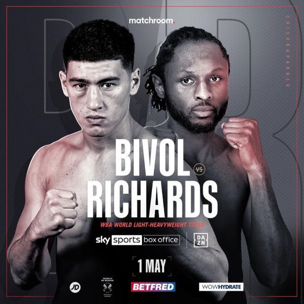 Чемпион WBA (Super) Дмитрий Бивол победил Крэйга Ричардса