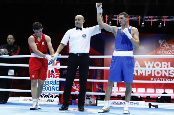 Андрей Замковой в четвертьфинале чемпионата мира