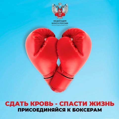 Федерация бокса России в Южном федеральном округе запустила благотворительный проект «Сдать кровь — спасти жизнь!»