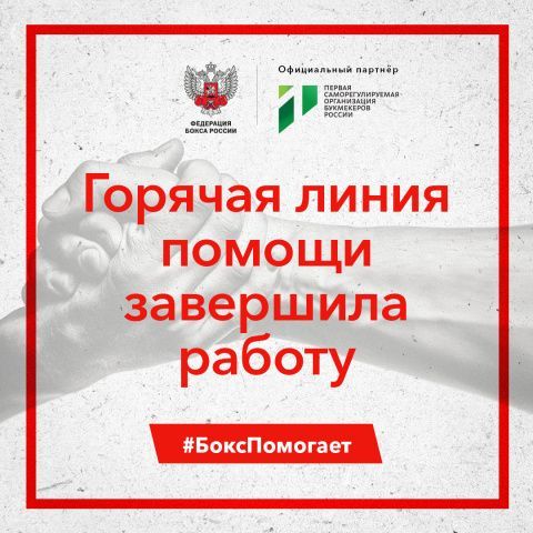 Горячая линия Федерации бокса России завершила свою работу
