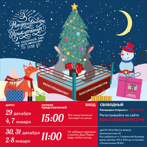 Федерация бокса России организует Рождественскую Елку - сказку