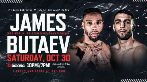 Раджаб Бутаев 30 октября в США проведет бой с регулярным чемпионом WBA Джеймелом Джеймсом