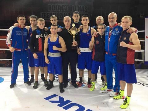 Сборная России 19-22 по боксу одержала победу над командой Польши в товарищеской матчевой встрече в Кельце