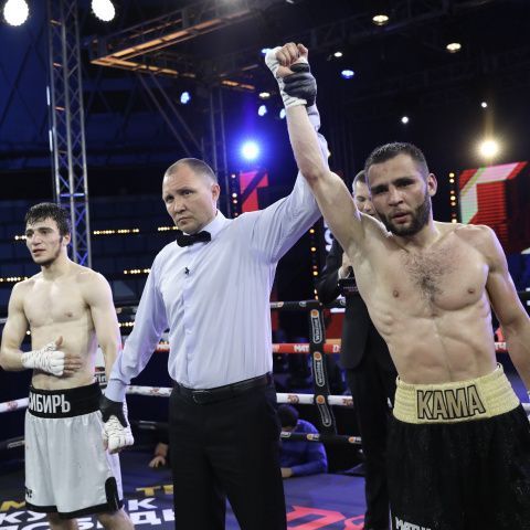 Боксеры команды «Кама» со счетом 5-0 победили «Сибирь» на втором этапе «Матч ТВ Кубок Победы»