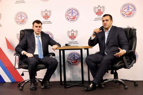 Умар Кремлёв и Кирилл Щекутьев пообщались со СМИ по итогам отчетно-выборной конференции 