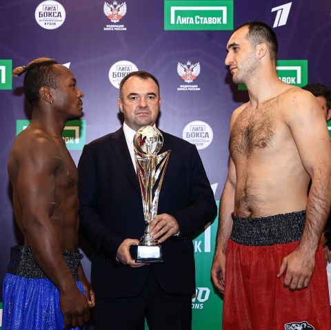 Итоги взвешивания участников первого турнира в рамках «Интерконтинентального Кубка» и комменатарии Гаджимагомедова и Агрба