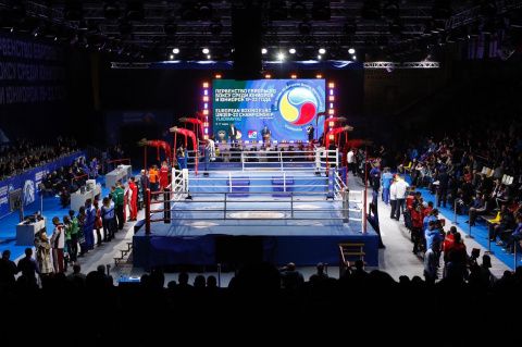 Состоялась торжественная церемония открытия первенства Европы по боксу 19-22 во Владикавказе 