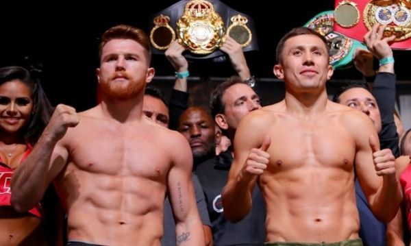 ГОЛОВКИН И АЛЬВАРЕС, ДЕРУТСЯ, НО НЕ ДРУГ С ДРУГОМ