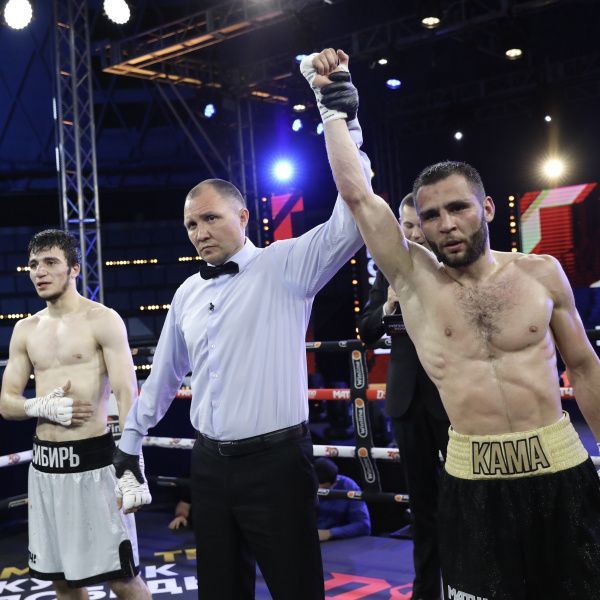 Боксеры команды «Кама» со счетом 5-0 победили «Сибирь» на втором этапе «Матч ТВ Кубок Победы»