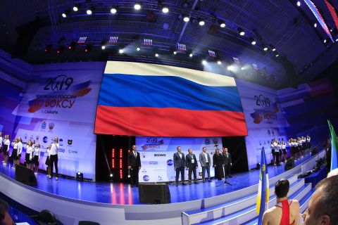 В Самаре прошла торжественная церемония открытия мужского чемпионата России по боксу