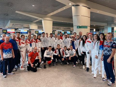 Молодежная сборная команда России по боксу отправилась на первенство Европы в Италию