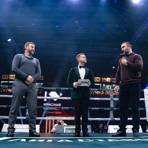Мурат Гассиев и Султан Ибрагимов подвели итоги первого дня боксерского турнира в Сочи